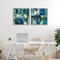 Stupell Industries Blue & Green Abstracts 2pc Framed Giclee Set, design by Maurizio Piovan